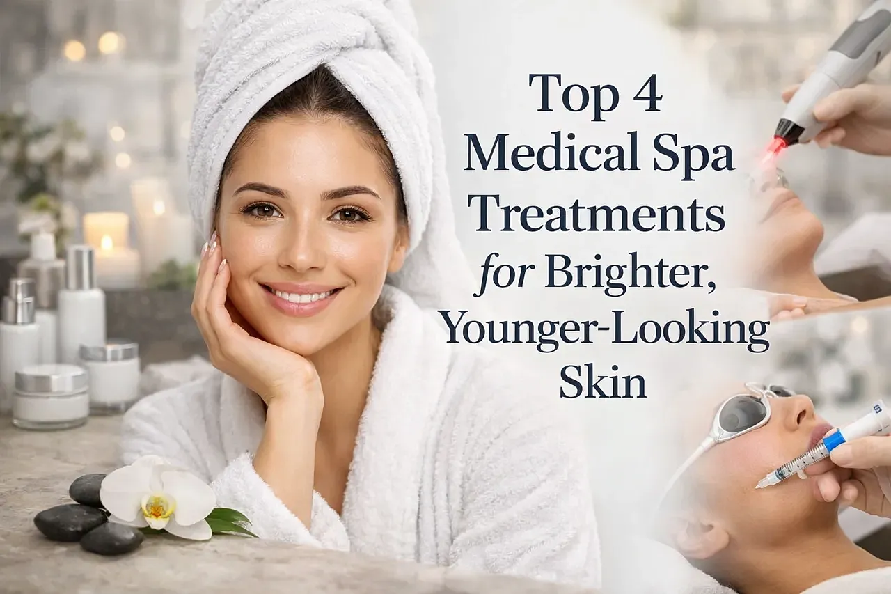 Top 4 Medical Spa Treatments for Brighter, Younger-Looking Skin